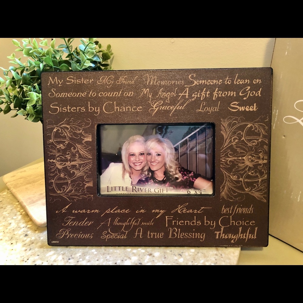 🖼 New in Box! Sisters Picture Frame